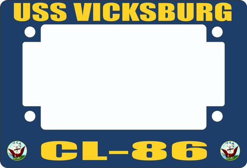 USS Vicksburg CL-86 Motorcycle Frame