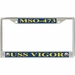 USS Vigor MSO-473 License Plate Frame
