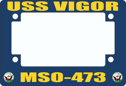 USS Vigor MSO-473 Motorcycle Frame