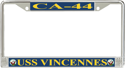 USS Vincennes CA-44 License Plate Frame