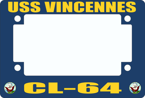 USS Vincennes CL-64 Motorcycle Frame
