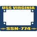 USS Virginia SSN-774 Motorcycle Frame