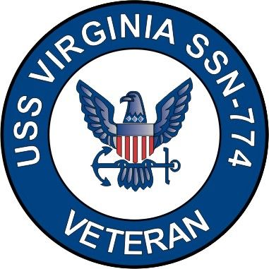 USS Virginia SSN-774 Veteran Decal Sticker