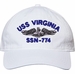 USS Virginia SSN-774 with Dolphins Unstructured Dad Cap
