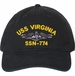 USS Virginia SSN-774 with Dolphins Unstructured Dad Cap