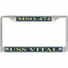 USS Vital MSO-474 License Plate Frame