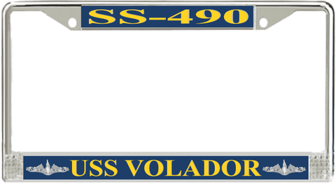 USS Volador SS-490 License Plate Frame
