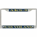 USS Volans AKS-9 License Plate Frame