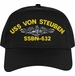 USS Von Steuben SSBN-632 with Dolphins Custom Embroidered Cap