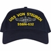 USS Von Steuben SSBN-632 with Dolphins Custom Embroidered Cap