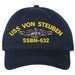 USS Von Steuben SSBN-632 with Dolphins Unstructured Dad Cap