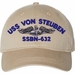 USS Von Steuben SSBN-632 with Dolphins Unstructured Dad Cap