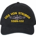 USS Von Steuben SSBN-632 with Dolphins Unstructured Dad Cap