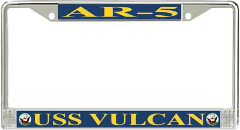 USS Vulcan AR-5 License Plate Frame