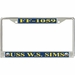 USS W.S. Sims FF-1059 License Plate Frame