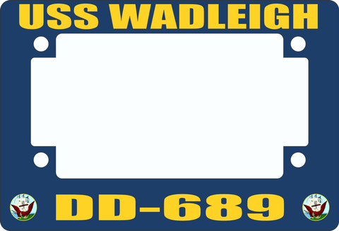 USS Wadleigh DD-689 Motorcycle Frame