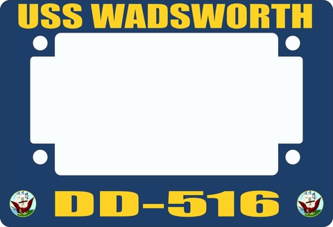 USS Wadsworth DD-516 Motorcycle Frame