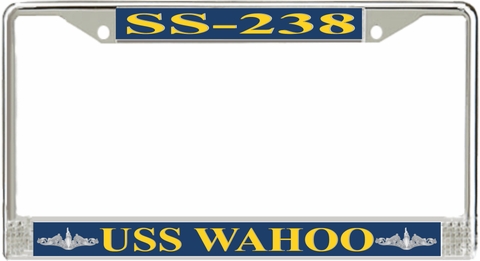USS Wahoo SS-238 License Plate Frame