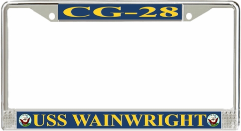USS Wainwright CG-28 License Plate Frame