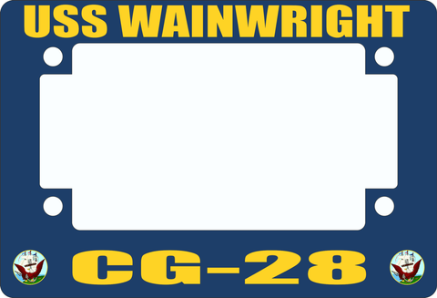 USS Wainwright CG-28 Motorcycle Frame