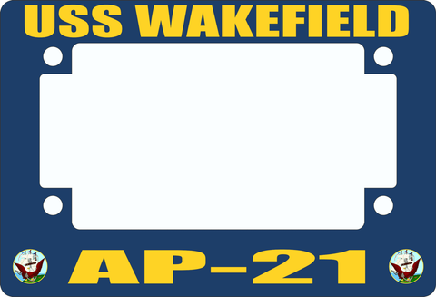 USS Wakefield AP-21 Motorcycle Frame
