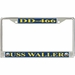 USS Waller DD-466 License Plate Frame