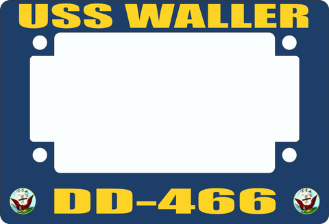 USS Waller DD-466 Motorcycle Frame