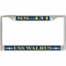 USS Walrus SS-431 License Plate Frame