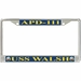 USS Walsh APD-111 License Plate Frame