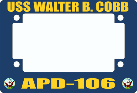 USS Walter B. Cobb APD-106 Motorcycle Frame