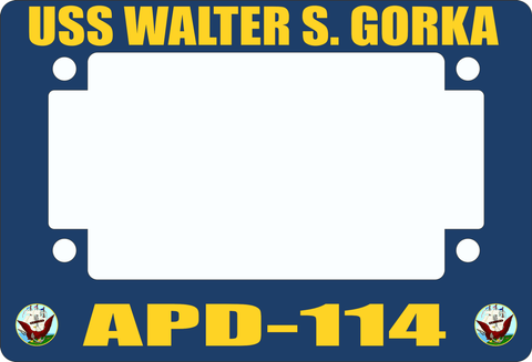 USS Walter S. Gorka APD-114 Motorcycle Frame