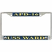 USS Ward APD-16 License Plate Frame