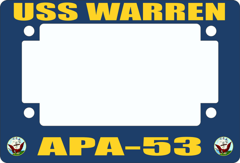 USS Warren APA-53 Motorcycle Frame