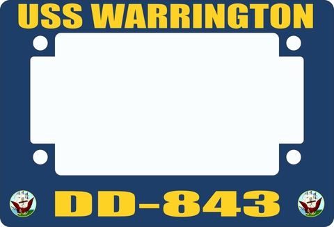 USS Warrington DD-843 Motorcycle Frame