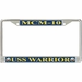 USS Warrior MCM-10 License Plate Frame