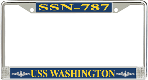USS Washington SSN-787 License Plate Frame