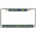 USS Washington SSN-787 License Plate Frame