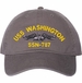 USS Washington SSN-787 with Dolphins Unstructured Dad Cap