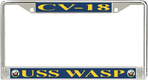 USS Wasp CV-18 License Plate Frame