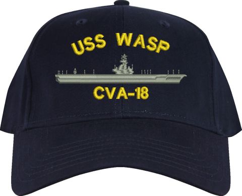 USS Wasp CVA-18 Imported Cap