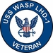 USS Wasp LHD-1 Veteran Decal Sticker
