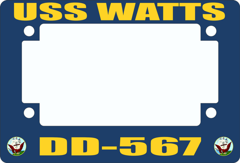 USS Watts DD-567 Motorcycle Frame