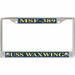 USS Waxwing MSF-389 License Plate Frame