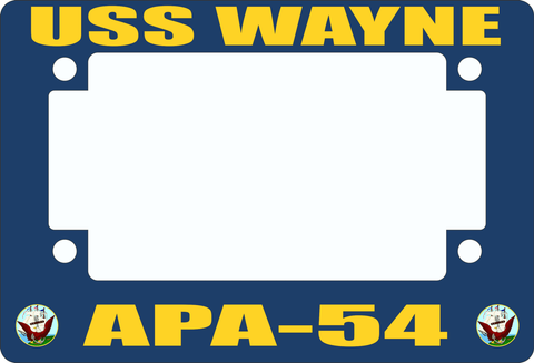 USS Wayne APA-54 Motorcycle Frame