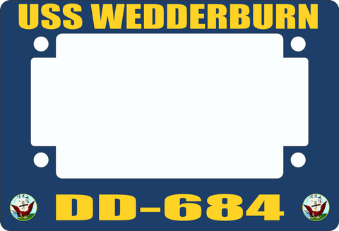 USS Wedderburn DD-684 Motorcycle Frame