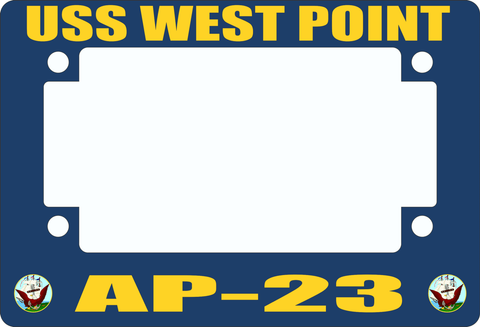 USS West Point AP-23 Motorcycle Frame