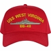 USS West Virginia BB-48 Custom Embroidered Cap