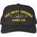 USS West Virginia SSBN-736 Custom Embroidered Cap