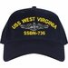 USS West Virginia SSBN-736 Custom Embroidered Cap