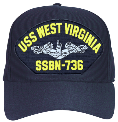USS West Virginia SSBN-736 ( Silver Dolphins ) Submarine Enlisted Cap
